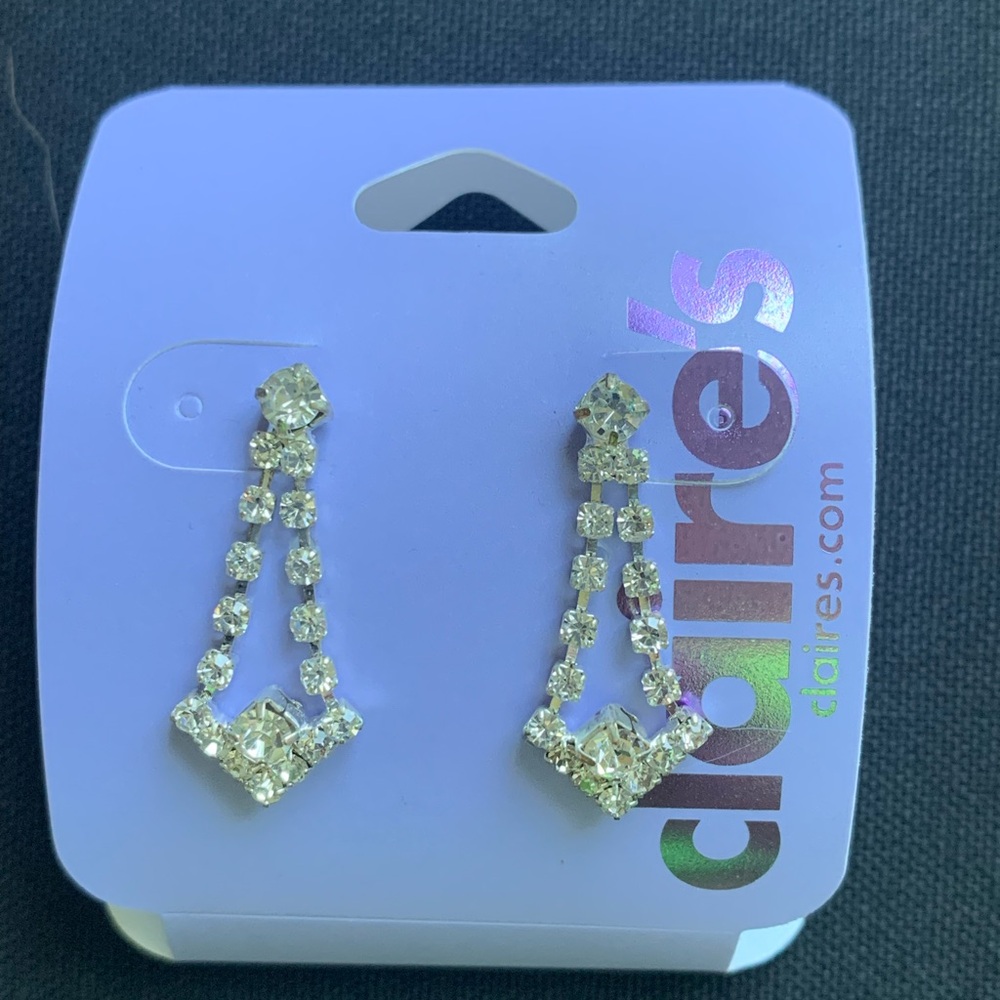 Claire's Chic Silver Earrings